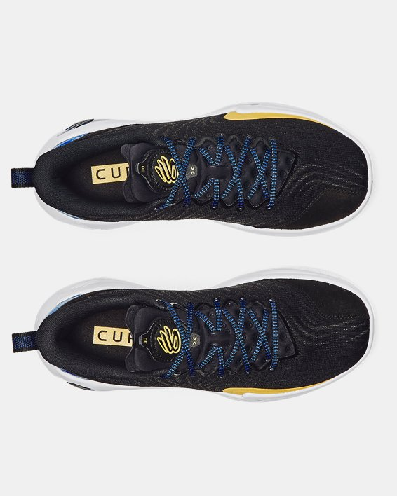 Sneakers Under Armour Unisex Curry 12 'Dub Nation' Basketball Shoes Black / Team Royal / Taxi 9.5 | 3027630-001