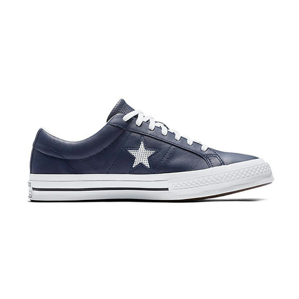 Sneakers Converse Converse One Star Perforated Leather Low Top Navy | 158463C