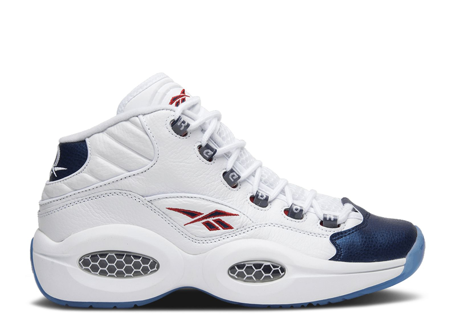 Sneakers Reebok Reebok Question Mid Blue Toe 2016 'White Blue' | J82534