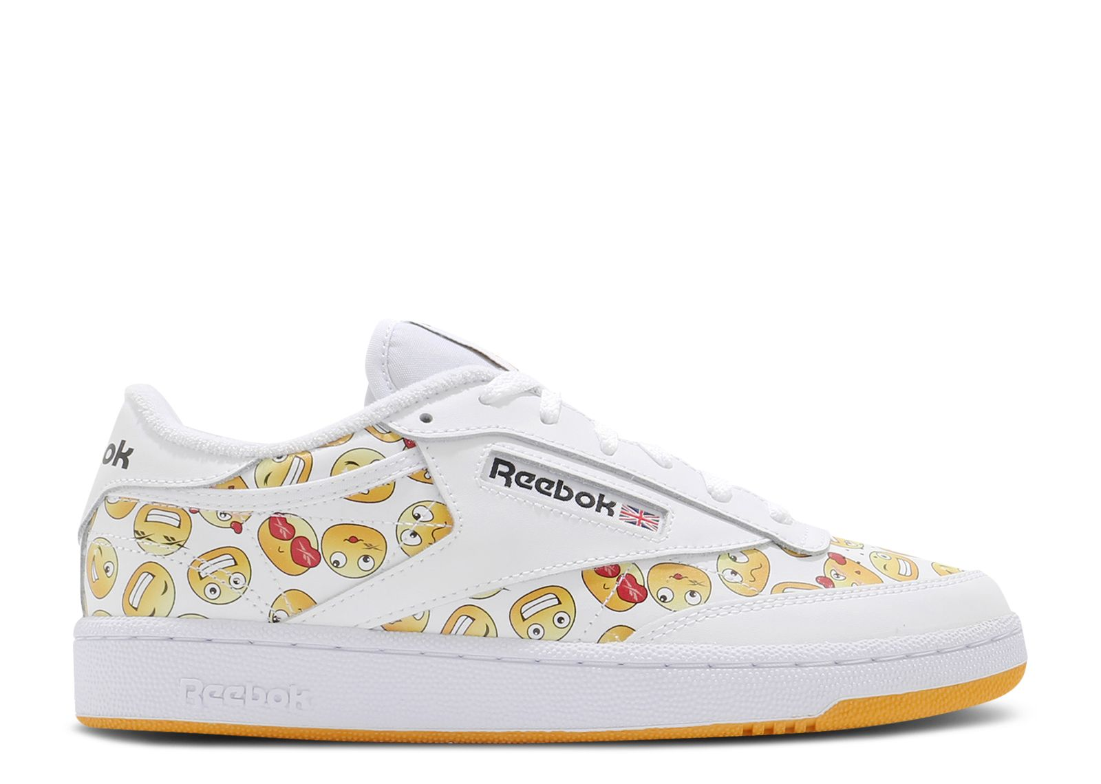 Sneakers Reebok Reebok Club C 85 White Yellow Smiling Face Unisex | S29074