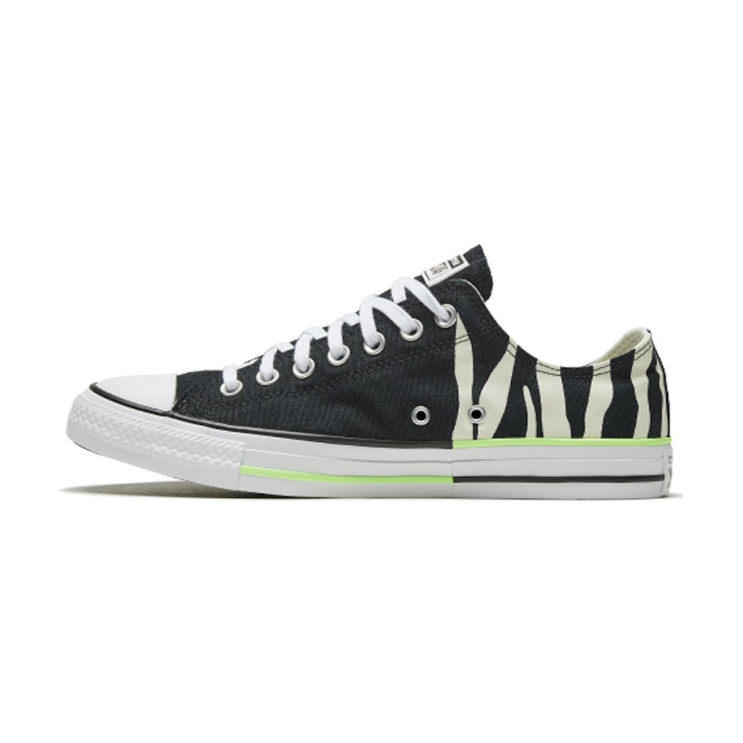 Sneakers Converse Converse Chuck Taylor All Star 'Black Zebra Print Neon Green' | 167667C