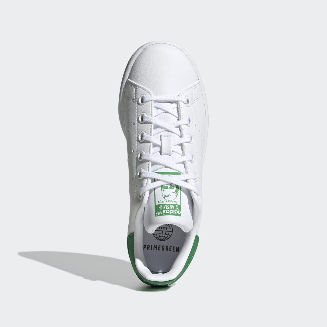 Sneakers Adidas Stan Smith Primegreen Big Kid 'White Green' | White | Kid's Size 4.5 | FX7519