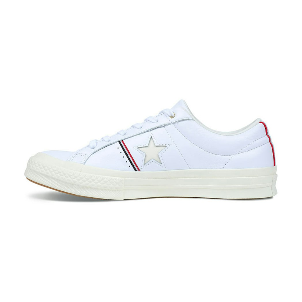 Sneakers Converse Converse One Star Piping Low Top In White/Enamel Red/Egret | 159694C