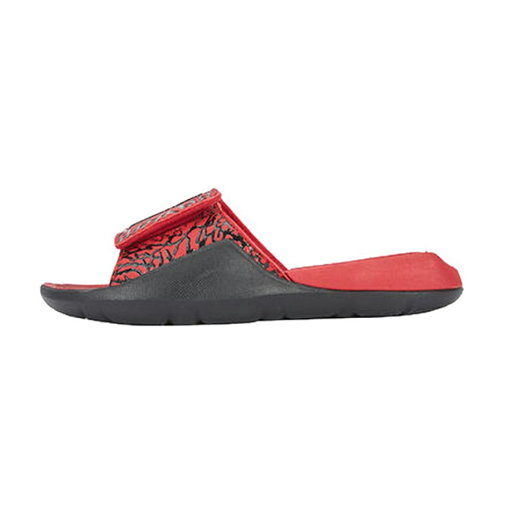 Sneakers Air Jordan (PS) Air Jordan Hydro 7 Minimalistic Red Black Slippers 'Red Black' | BQ6292-600