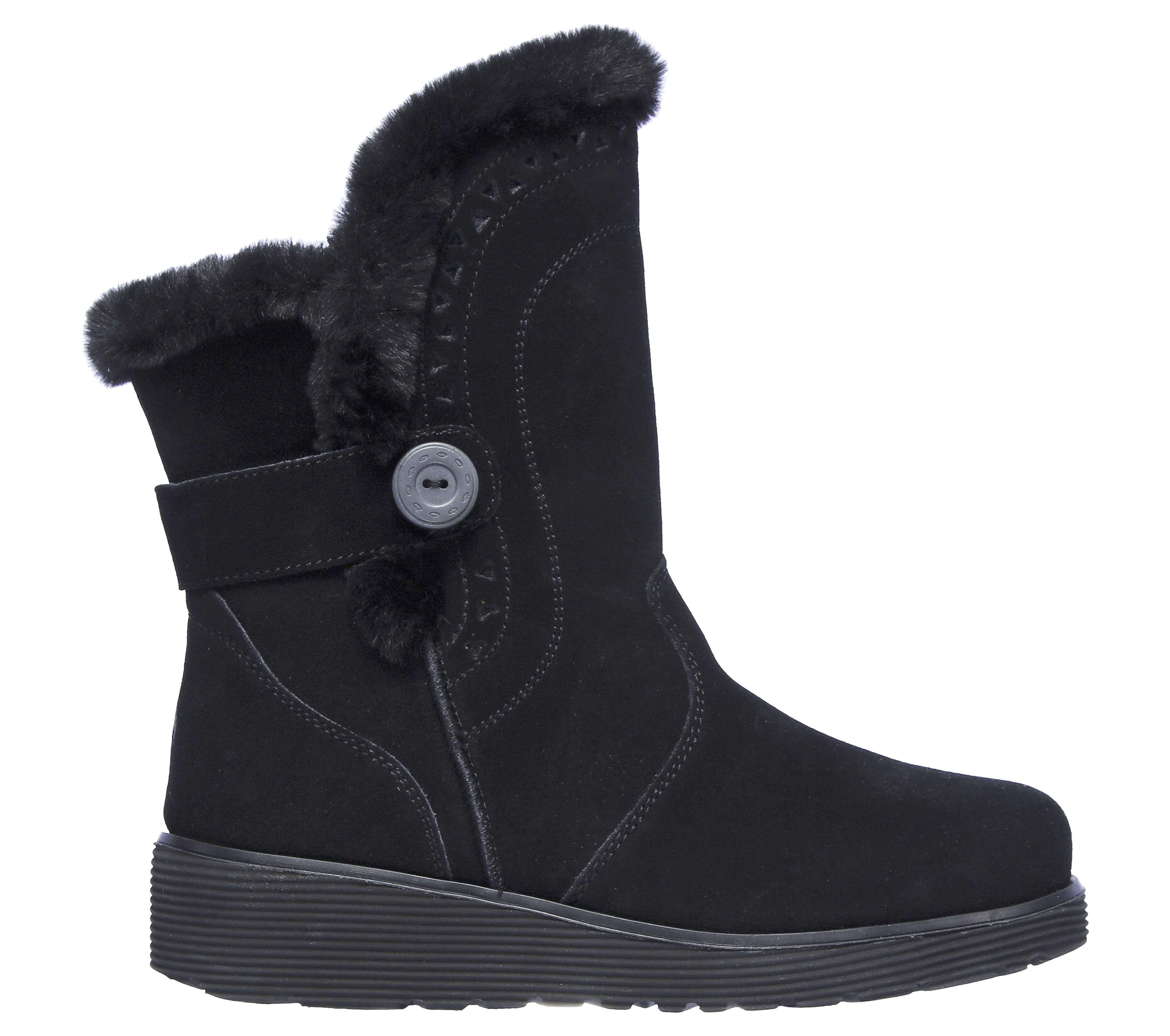 Sneakers Skechers Skechers Wo Keepsakes Wedge - Cosy Peak Boots    6  Wood | 837375-BLK