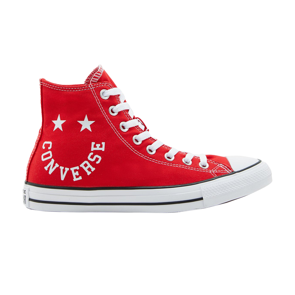 Sneakers Converse Converse Chuck Taylor All Star High 'Smiley - University Red' | 167069F