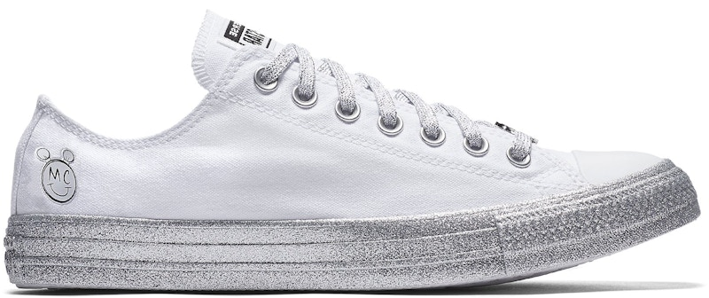 Sneakers Converse Converse Chuck Taylor All-Star Low Miley Cyrus White Silver | 162238C