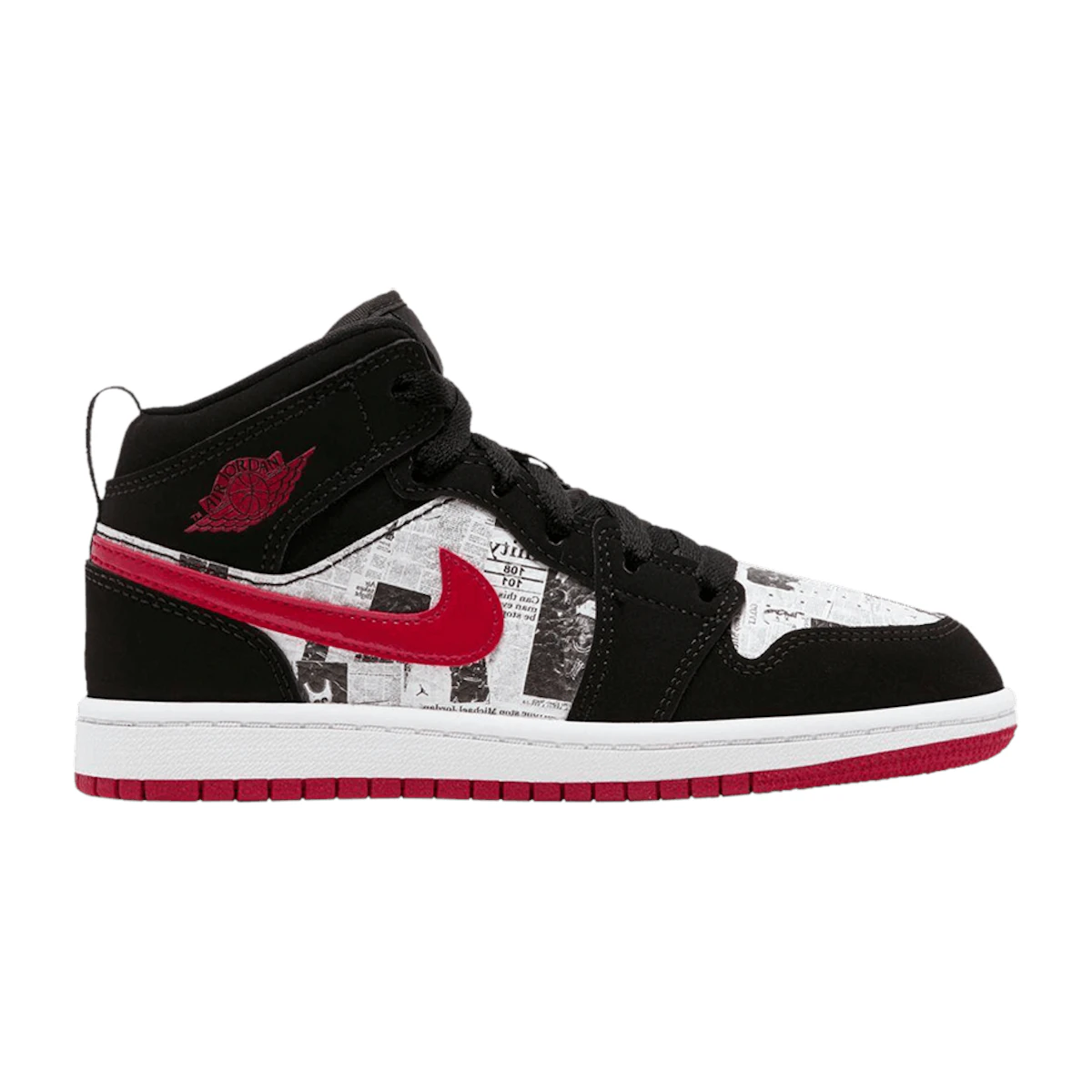 Sneakers Air Jordan (PS) Air Jordan 1 Mid SE 'Newspaper Air Times' | BQ6932-061