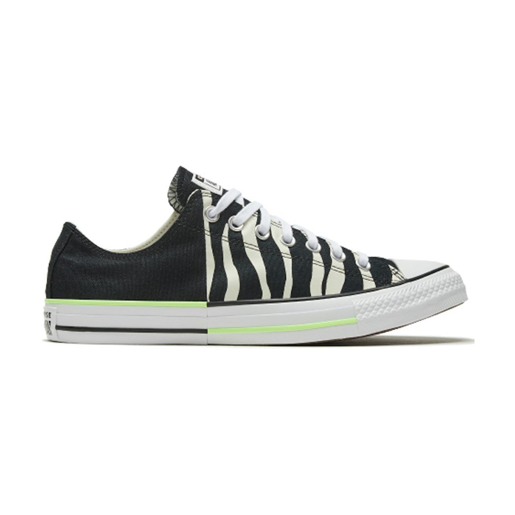 Sneakers Converse Converse Chuck Taylor All Star 'Black Zebra Print Neon Green' | 167667C