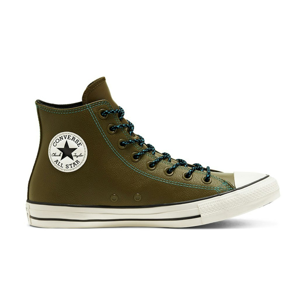 Sneakers Converse Converse Tumbled Leather Chuck Taylor All Star 'Green White' | 165957C