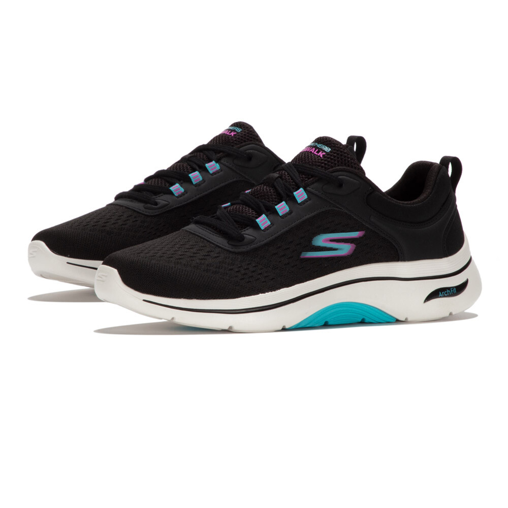 Sneakers Skechers Skechers Women's GO WALK Arch Fit 2.0 - Balin SneakerBlack4Textile/Synthetic VeganWashable | 966250-BKMT