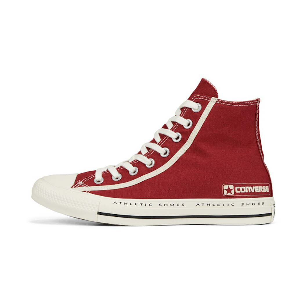 Sneakers Converse Converse Chuck Taylor All Star Bold Branding High Top 'Red White' | 166499C