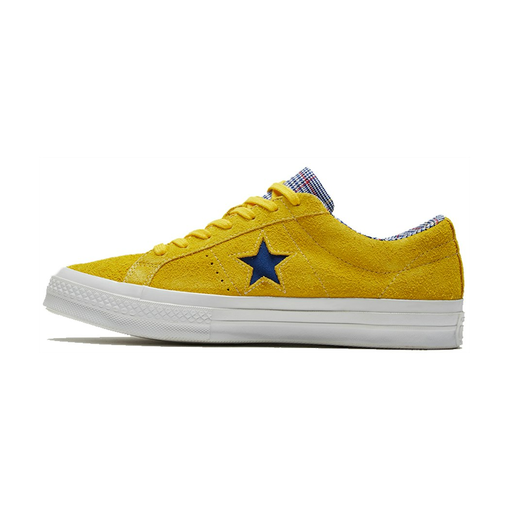 Sneakers Converse Converse One Star Suede Seasonal Colors Ox 'Amarillo/Rush Blue' | 166848C