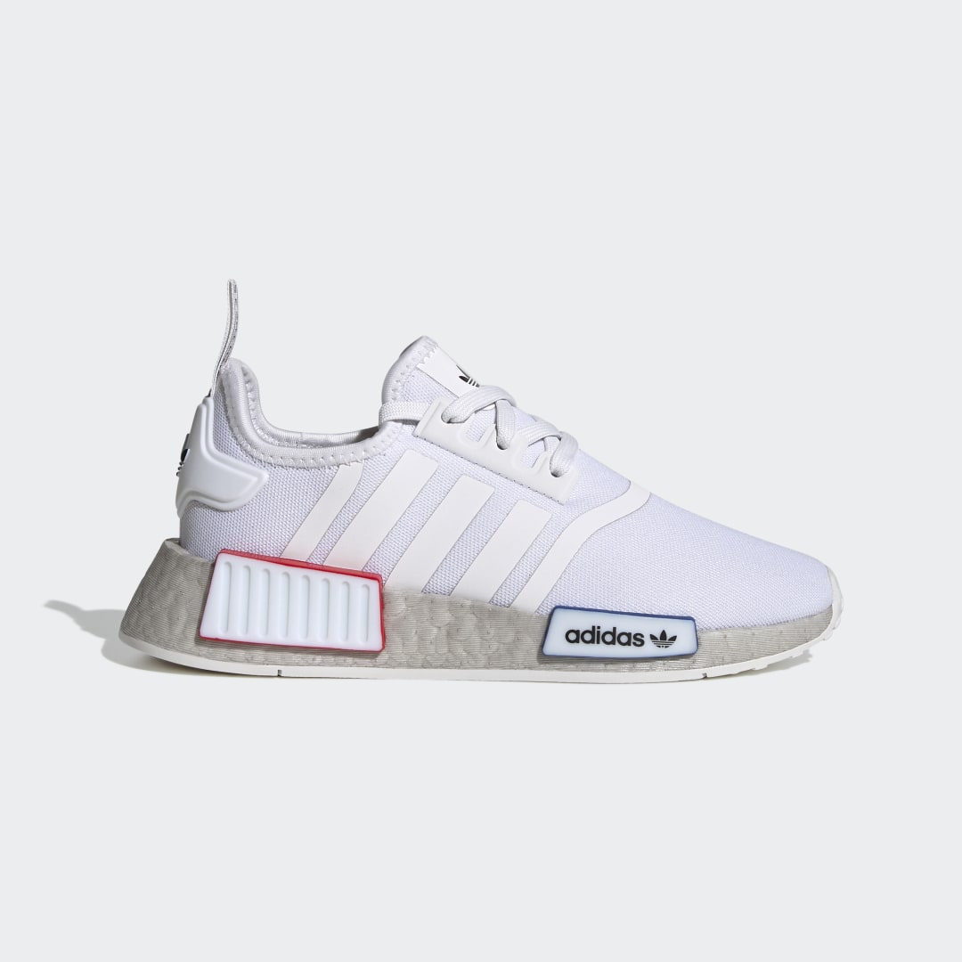 Sneakers Adidas NMD_R1 Refined Big Kid 'White Grey' | White | Kid's Size 6 | GY4279