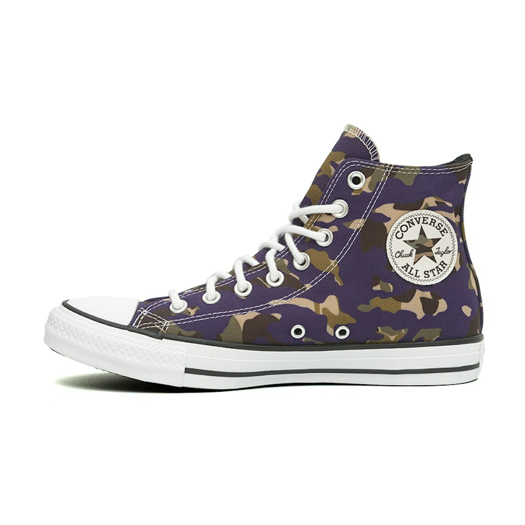 Sneakers Converse Converse Chuck Taylor All Star Allover Camo High Top Purple | 165914C