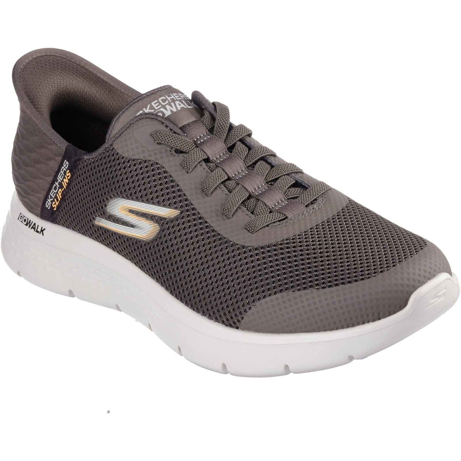 Sneakers Skechers Skechers  Slip-s: GO WALK Flex - Hands Up Sneaker  Brown  6   Vegan | 488615-BRN