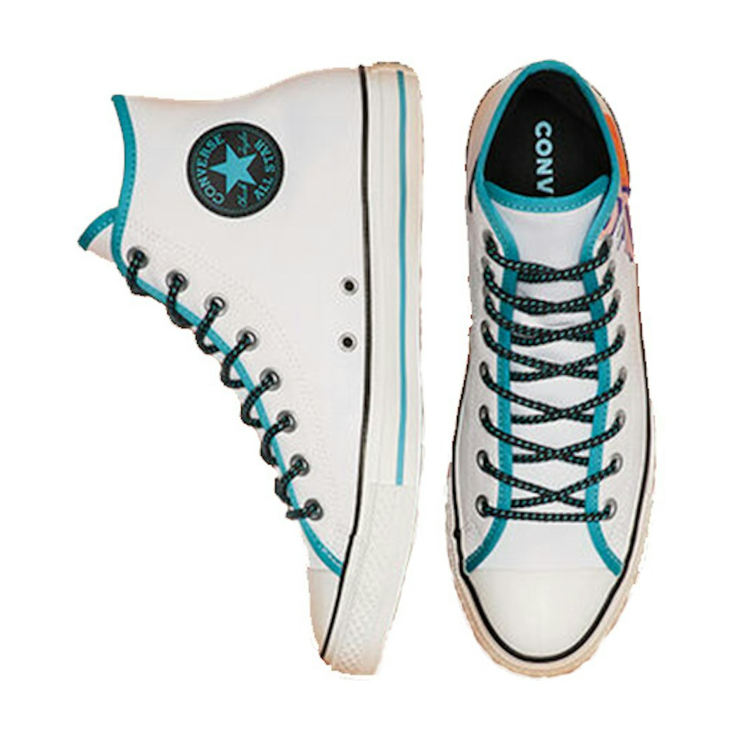 Sneakers Converse Converse Chuck Taylor All Star Get Tubed High Top 'White Yellow Blue' | 164091F