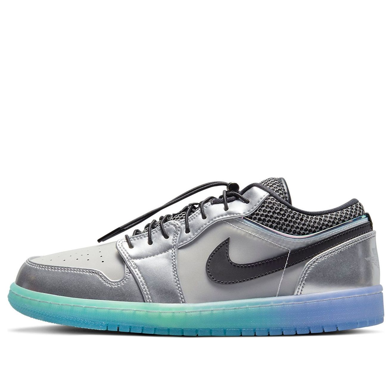 Sneakers Air Jordan (WMNS) Air Jordan 1 Low SE 'Metallic Silver Gradient' | DJ5199-109