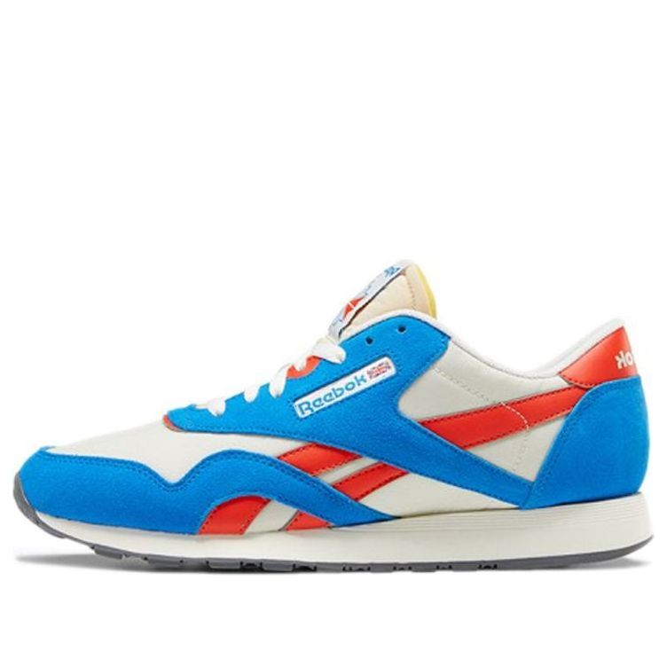 Sneakers Reebok Reebok Classic Nylon Sports Shoes White/Blue/Black | Q47264