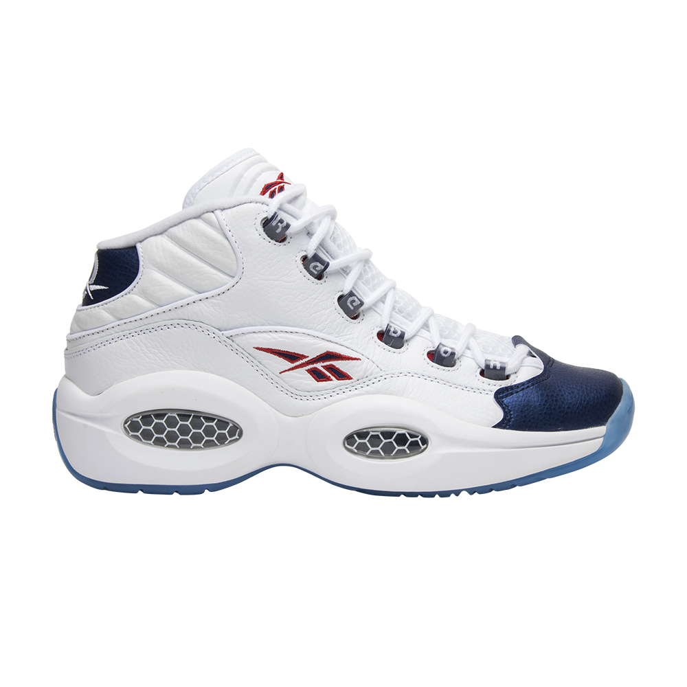 Sneakers Reebok Reebok Question Mid Blue Toe 2016 'White Blue' | J82534