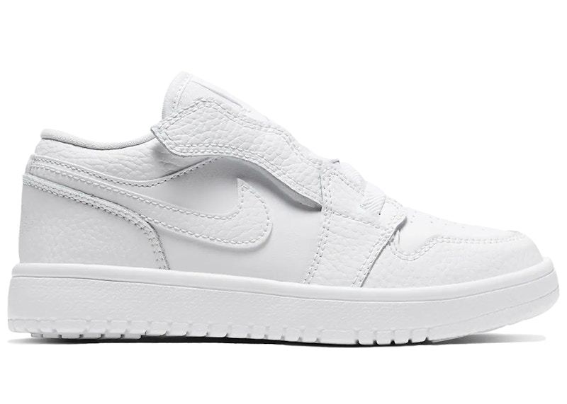 Sneakers Air Jordan (PS) Air Jordan 1 Low ALT 'Triple White' | BQ6066-130