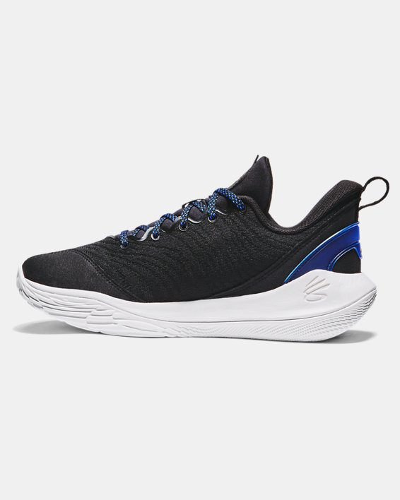 Sneakers Under Armour Grade School Curry 12 'Dub Nation' Basketball Shoes Black / Team Royal / Taxi 3 | 3028197-001