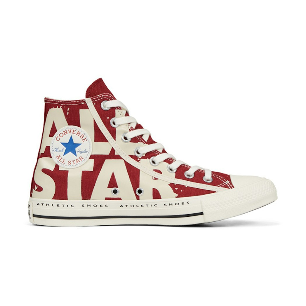 Sneakers Converse Converse Chuck Taylor All Star Bold Branding High Top 'Red White' | 166499C