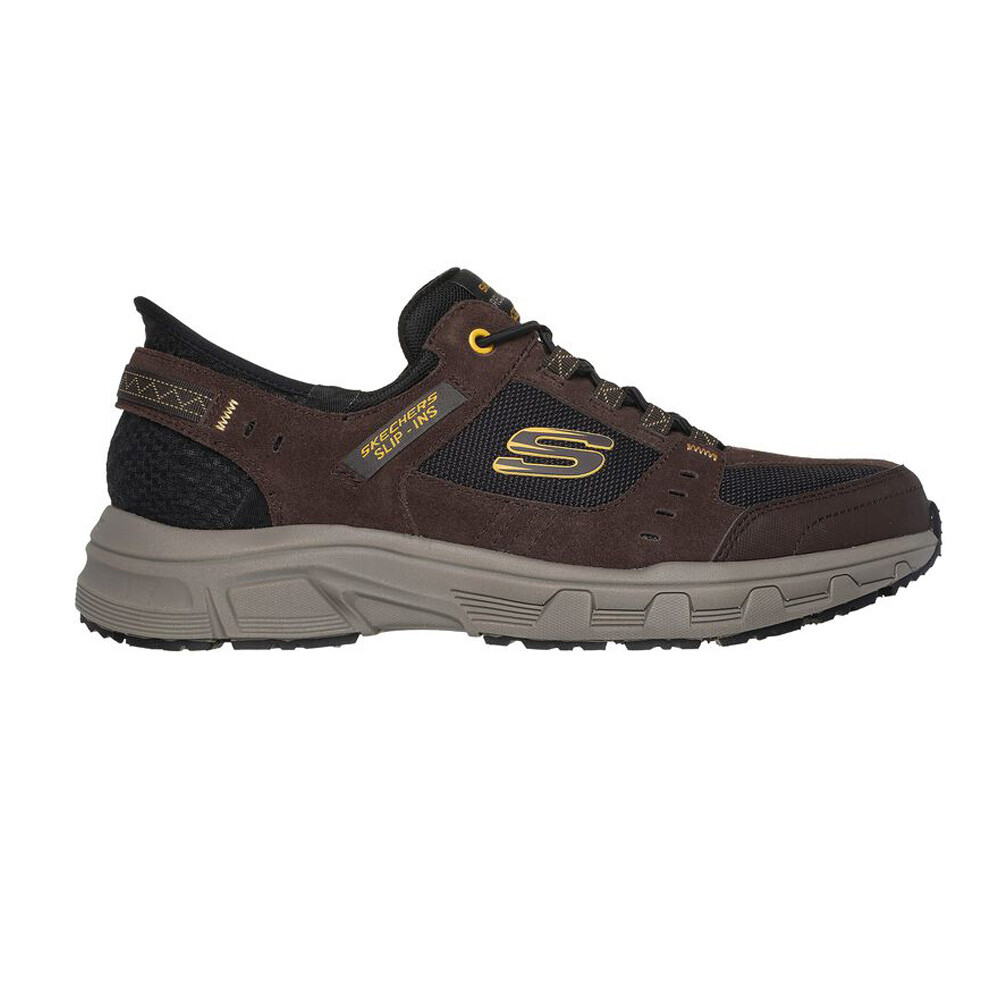 Sneakers Skechers SkechersSlip-ins RF: Oak Canyon SneakerBrown/Black9Leather/Textile/Synthetic | 112978-BRBK