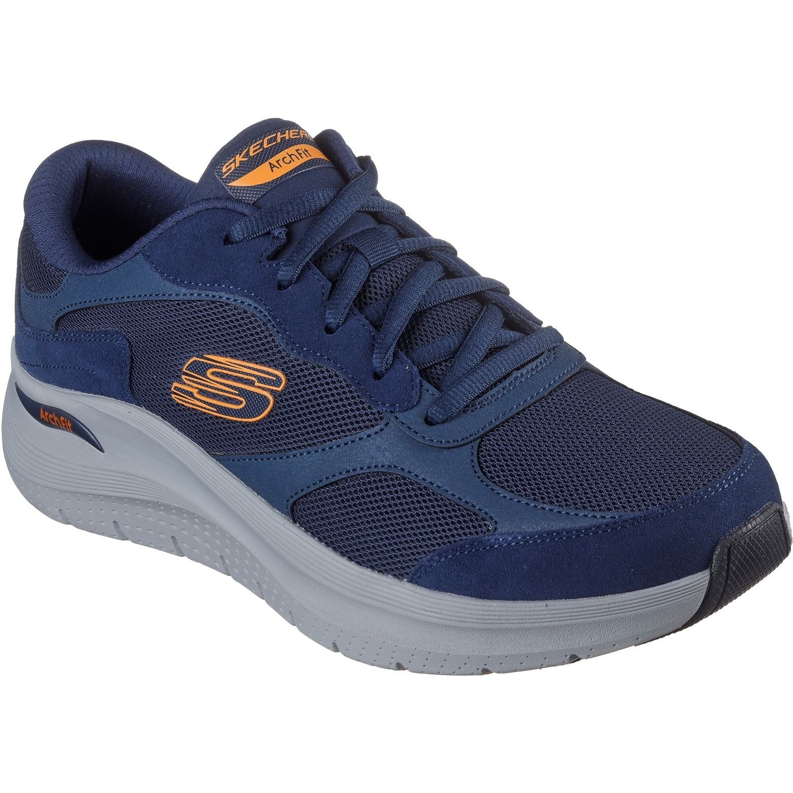 Sneakers Skechers Skechers  Arch  2.0 - The Keep Sneaker  Navy BlueOrange | 475854-NVOR