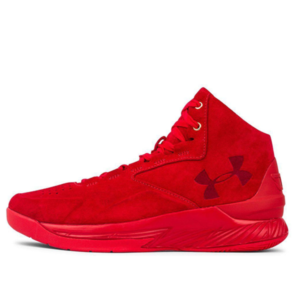 Sneakers Under Armour Under Armour Curry 1 Lux Mid Suede 'Triple Red' | 1298701-600