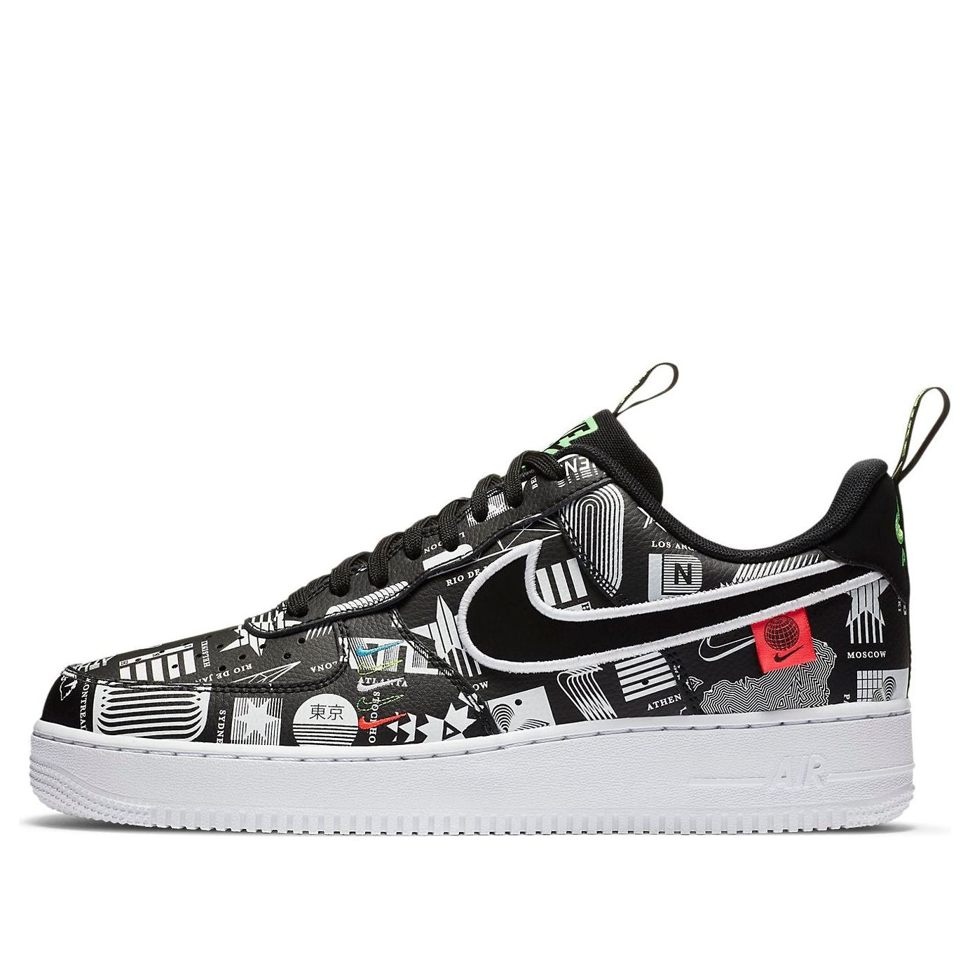 Sneakers Nike Nike Air Force 1 '07 LX 'Worldwide Pack - Black' | CZ5927-001