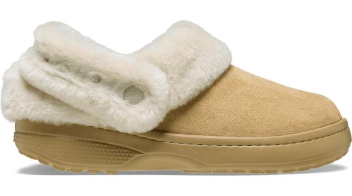 Crocs Classic Unfurgettable Vegan Suede Tan