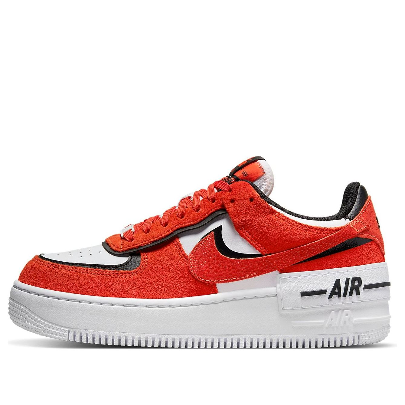 Sneakers Nike (WMNS) Nike Air Force 1 Shadow 'Cracked Leather - Rush Orange' | DQ8586-800