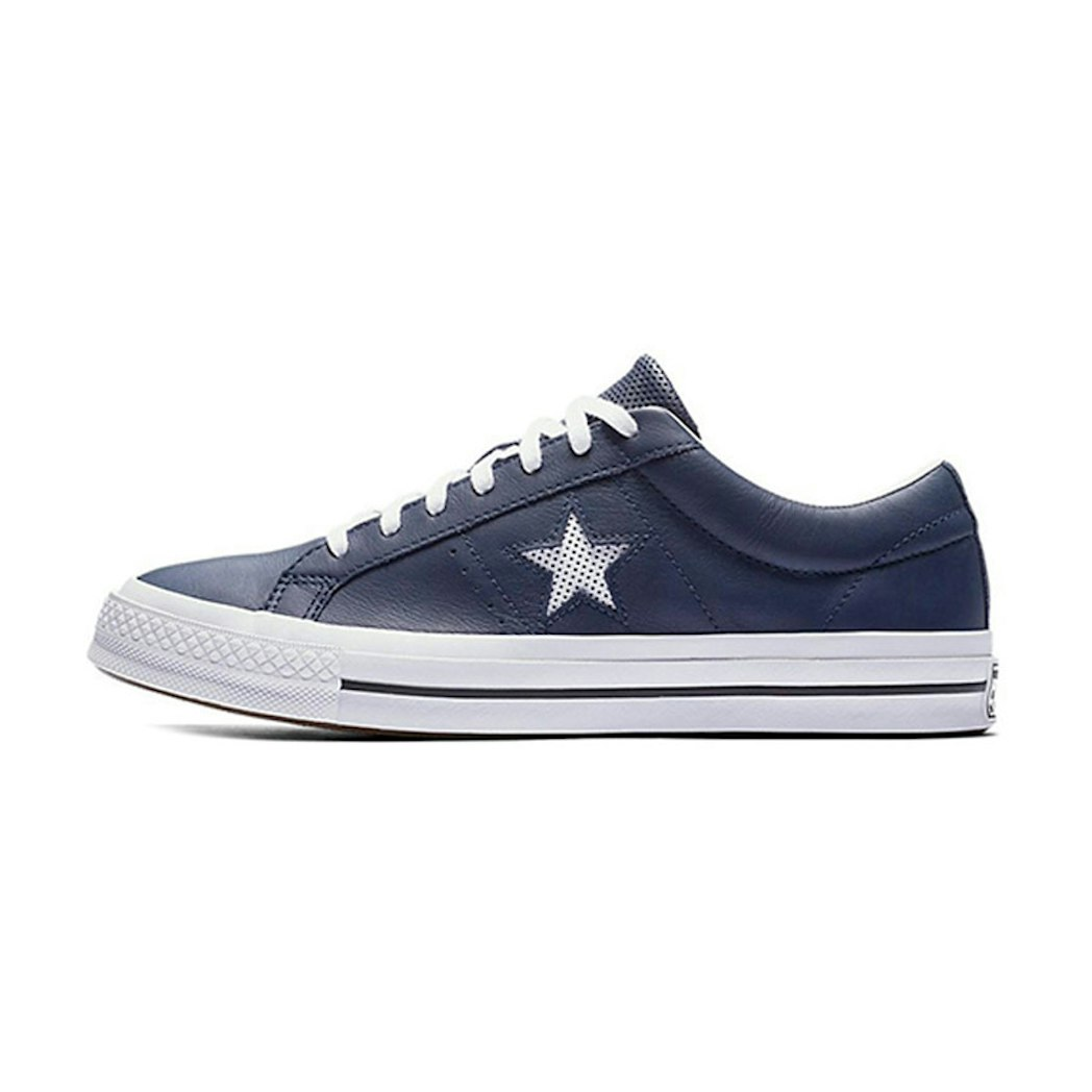 Sneakers Converse Converse One Star Perforated Leather Low Top Navy | 158463C