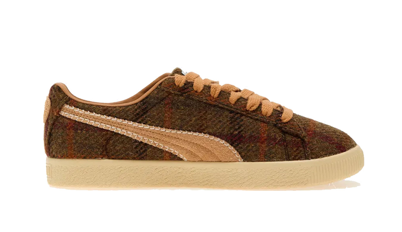 Sneakers Puma Puma Clyde Harris Tweed Chamomile Caramel Latte | 398512-02