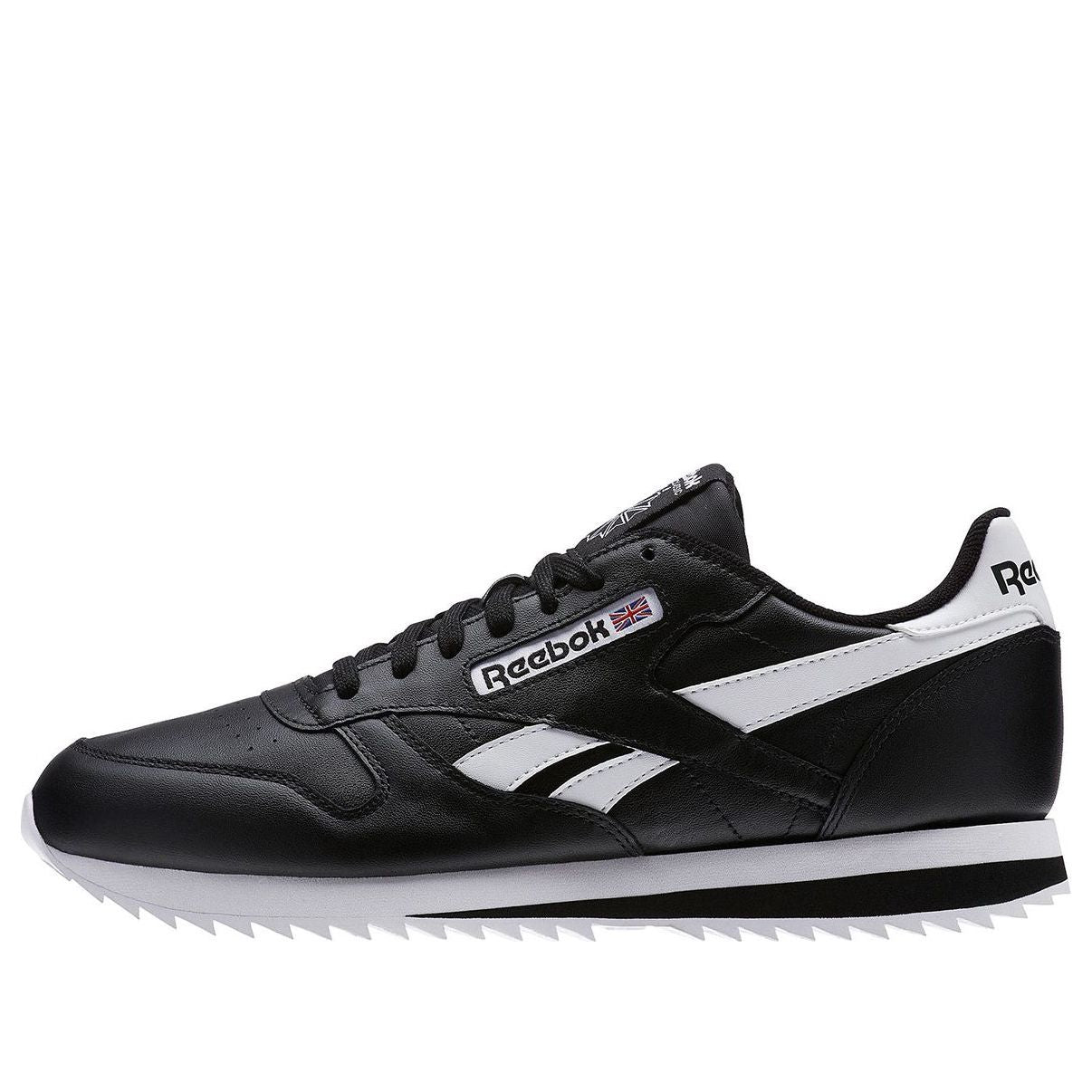 Sneakers Reebok Reebok Classic Leather Ripple Low BP Running Shoes Black | BS8298