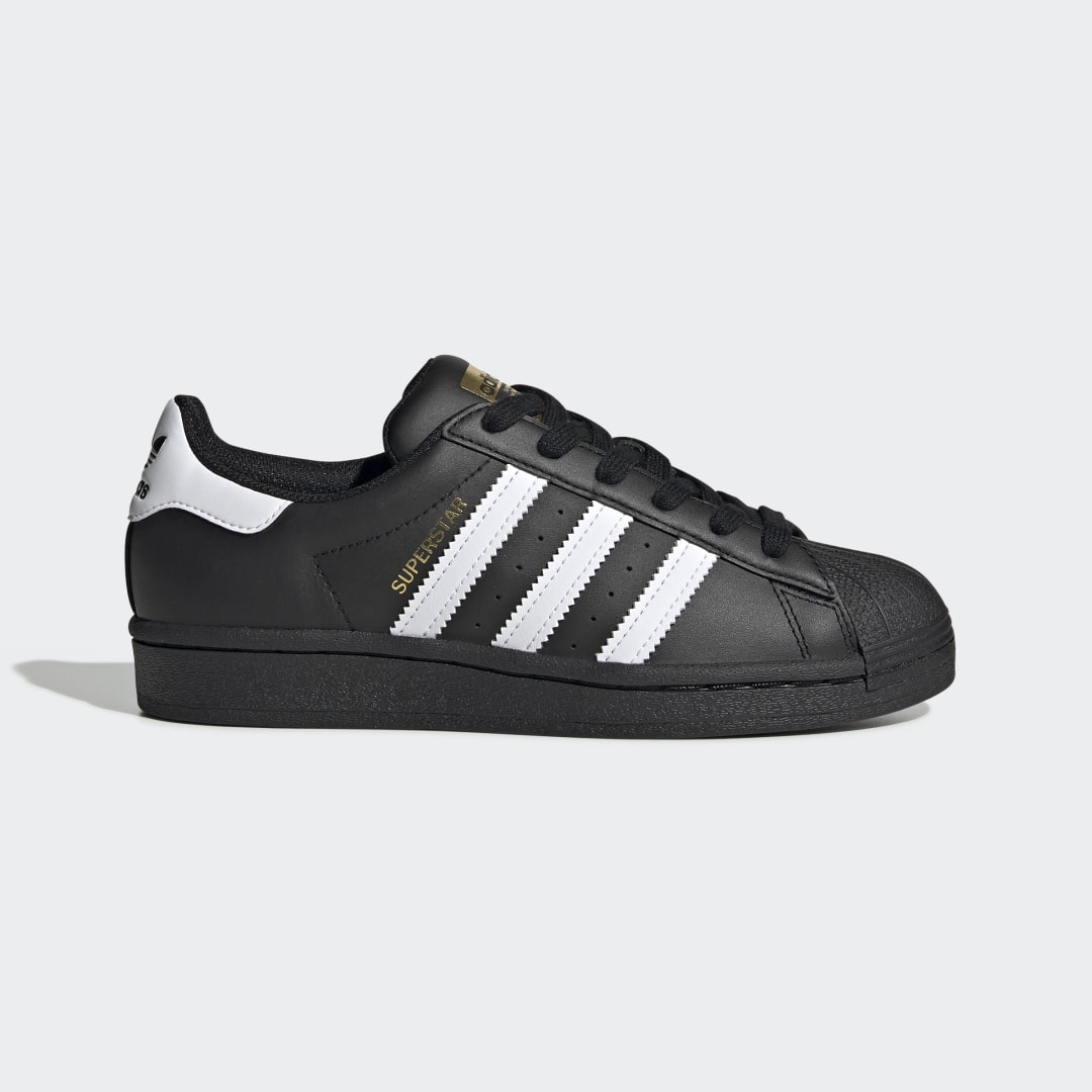 Sneakers Adidas Superstar J 'Black White' | Black | Kid's Size 4.5 | EF5398