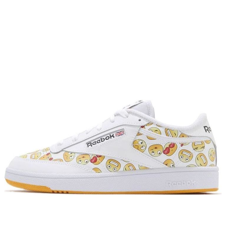 Sneakers Reebok Reebok Club C 85 White Yellow Smiling Face Unisex | S29074