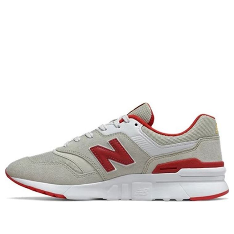 Sneakers New Balance New Balance 997H Gray Red D Wide 'Grey Red' | CM997HYZ-80