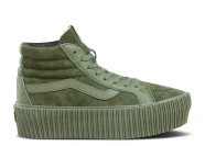 Vans Premium Sk8-hi Reissue Platform lx Suede Vert