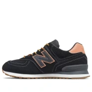 New Balance NB 574 Shoes 'Black Light Khaki '