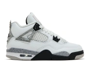 Air Jordan 4 "White Cement" GS Blanc