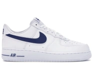 Nike Air Force 1 '07 3 'White Deep Royal' Blanc