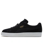 Puma Suede Low Casual Board Shoes Black Jaune