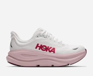 Hoka Bondi 9 White/Pink Opal Large Blanc