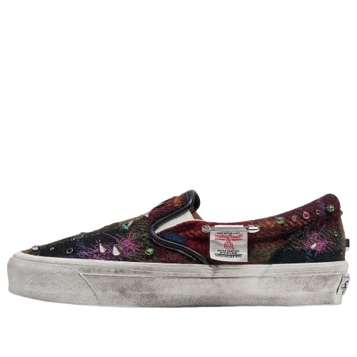 Vans x Harris Tweed Premium Classic Slip-On 'Tweed Red Blue'