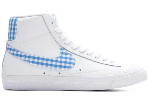 Blazer Mid 77 Blue Gingham