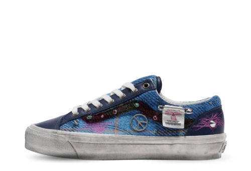 Vans x Harris Tweed Old Skool 36 Blue Multi-Color
