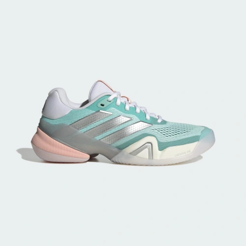 Adidas Barricade 14 Semi Flash Aqua Silver Blush Pink
