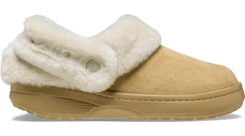 Crocs Classic Unfurgettable Vegan Suede Tan